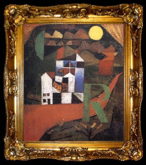 framed  Paul Klee Villa R, ta009-2